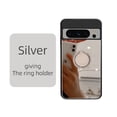 thumbnail image 1 of Compatible with Google Pixel 8 Pro Makeup Mirror Case Bling Diamond Glitter Rhinestone with Ring Holder Stand Kickstand Luxury Cute Shockproof for Girls Women Case for Google Pixel 8 Pro,
Silver, 1 of 11