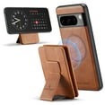 thumbnail image 1 of Compatible for Google Pixel 8 Pro Wallet Case,[Support MagSafe Wireless Charging] Back Flip Magnetic Leather Phone Cover with Detachable RFID Blocking Card Holder For Google Pixel 8 Pro,Brown, 1 of 12