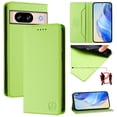 thumbnail image 1 of Compatible with Google Pixel 8 Wallet Case, PU Leather Flip Case with RFID Blocking Card Slots, Kickstand Slim Fit Magnetic Wireless Charging Phone Cover for Google Pixel 8, Green, 1 of 10