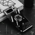 thumbnail image 1 of Compatible with Google Pixel 8A Case Clear Shockproof Silicone Phone Cases with Ring Holder,[Supports Magnetic Car Mount] Magnetic 360 Rotation Kickstand Thin Soft TPU Protective Cover,Black, 1 of 10