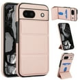 thumbnail image 1 of Compatible with Google Pixel 8a Case, with PU Leather Credit Card Holder Magnetic Back Stand Rugged Slot Mobile Flip Purse Phone Cover for Google Pixel 8a Women Men - Rosegold, 1 of 7