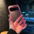 thumbnail image 1 of Compatible with Google Pixel 9 / 9 Pro Magsafe Case Clear Glitter, Anti-Yellow Shockproof Protective Phone Case, Ultra Slim Transparent Anti-Scratch TPU Bumper Cover for Google Pixel 9 / 9 Pro, Pink, 1 of 5