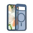 thumbnail image 1 of Compatible WIth Google Pixel 9 Phone Case,Frosted Translucent Designing,Compatible with Mag-Safe,Shockproof Rugged Drop-Proof Ultra Slim Silky Touch Phone Case Cover,Blue, 1 of 6