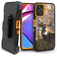 thumbnail image 1 of Compatible for Google Pixel 9 Pro Built in Screen Protection Shockproof Dual Layer Rugged Protective Case Belt Clip with Holster & Kickstand (Deer), 1 of 5