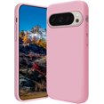 thumbnail image 1 of Compatible with Google Pixel 9 Pro XL Case Silicone Liquid Purple, Soft Smooth Touch Google Pixel 9 Pro XL Phone Case Silicone Shockproof Thin Cover (Rosa), 1 of 14
