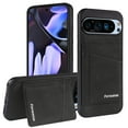 thumbnail image 1 of Compatible with Google Pixel 9a Wallet Case, PU Leather Kickstand Card Slots Case, Classic Business Durable Shockproof Protective Phone Cover for Google Pixel 9a, RFID Blocking, Black, 1 of 8