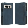 thumbnail image 1 of Compatible with Google Pixel Fold Wallet Case, Detachable Outer Pouch PU Leather Flip Folio Case with Card Holders RFID Blocking Kickstand [Shockproof TPU Inner Shell] Phone Cover,Blue, 1 of 7