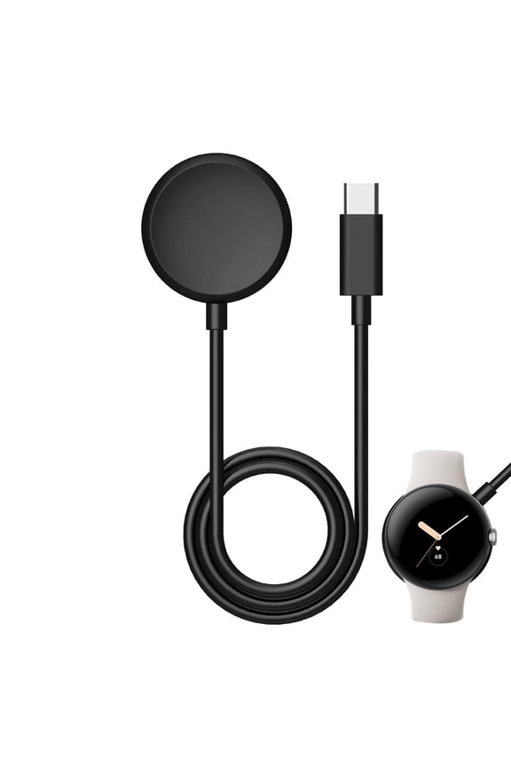 Compatible for Google Pixel-Watch Charger Cable | Magnetic Replacement Typ-C Charging Cable Cord Stand Accessories for Google Pixel-Watch Smartwatch,3.3ft