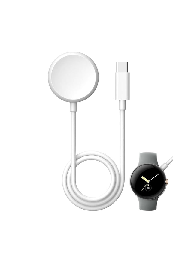 Compatible for Google Pixel-Watch Charger Cable | Magnetic Replacement Typ-C Charging Cable Cord Stand Accessories for Google Pixel-Watch Smartwatch,3.3ft