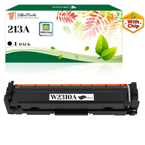 Compatible HP 215A Black Toner Cartridges(with Chip), 1050 Pages Yield (Replacement for OEM Part W2310A)