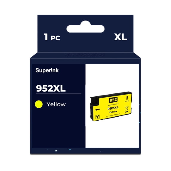 Compatible HP 952XL Yellow Ink Cartridge (L0S67AN) By Superink