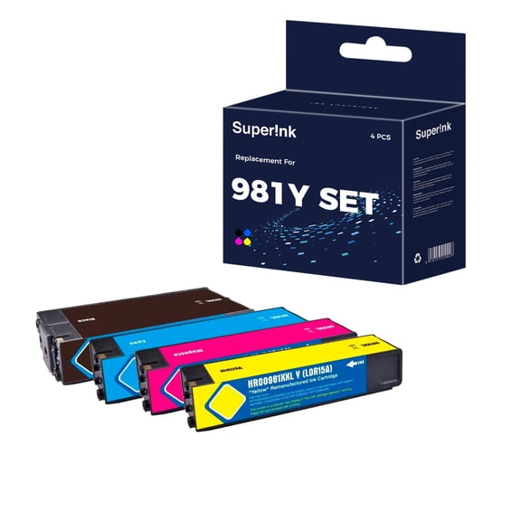 Compatible HP 981Y Combo PageWide Ink Cartridge BK/C/M/Y