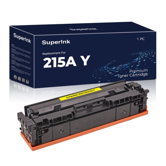 Compatible HP W2312A / 215A Yellow Toner (With Chip) By Superink