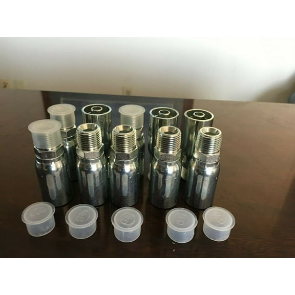 Compatible HYDRAULIC HOSE FITTING, 08U108 INTERCHANGE STYLE 10PK #8 Male Pipe