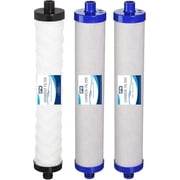 Compatible Hydrotech 41400008/41400009 Replacement Reverse Osmosis Water Filter Cartridge Set