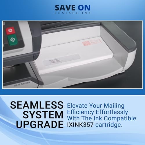 Compatible IXINK357 Quadient Neopost Ink Cartridge (1 Pack, Standard