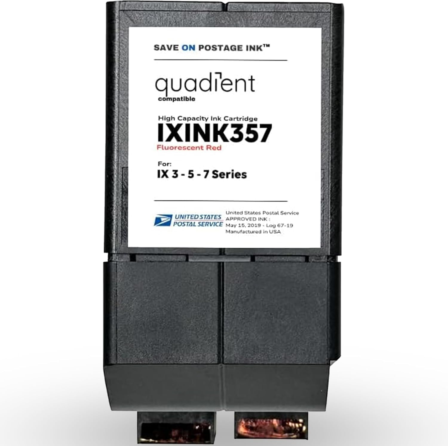 Compatible IXINK357 Quadient Neopost Ink Cartridge (1 Pack, Standard