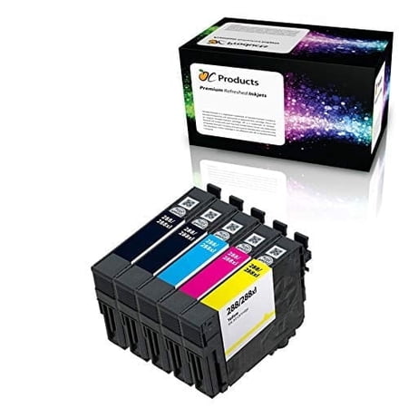 Compatible Ink Cartridge 5 Pack for Epson 288 XL for Expression XP-430 XP-434 XP-330 XP-446 XP-340 XP-440