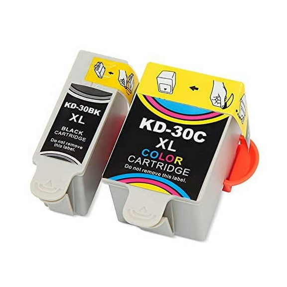 Compatible Ink Cartridge Replacement Kodak 30XL for Kodak ESP C310, 1.2, C315, 3.2 (2 Pack, Black Ink)