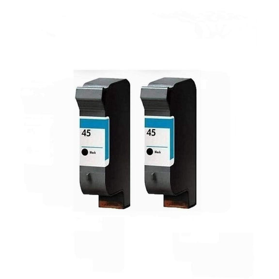 Compatible Ink Cartridge Replacement for 45 High Yield Ink Cartridge (2 Black)