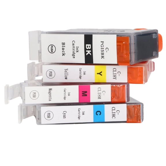 Compatible Ink Cartridges Refill Replacement for PIXMA iP4200 iP4300 iP4500 Printer Units High Capacity Office Workgroup Printing Supplies Pack 4 Colors PGI-5BK CLI-8C CLI-8M CLI-8Y Set of 4