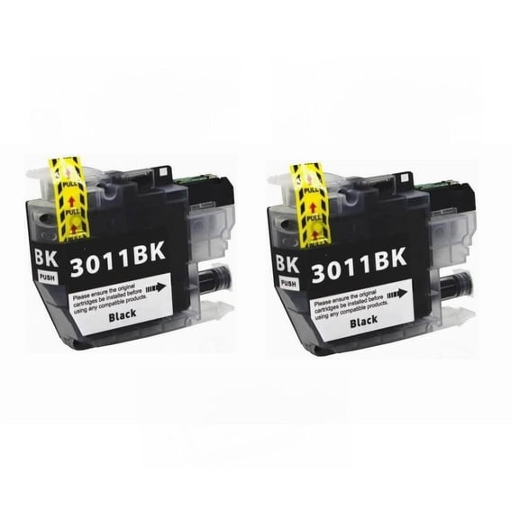 Compatible Ink Cartridges Replacement for Brother LC3011 LC-3011 Brother MFC-J491DW MFC-J497DW MFC-J690DW MFC-J895DW -2 Black