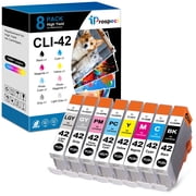 CLI-42 Ink Eight Color Pack Replacements for CLI 42 Ink Cartridges, Compatible with PIXMA PRO-100 Printers
