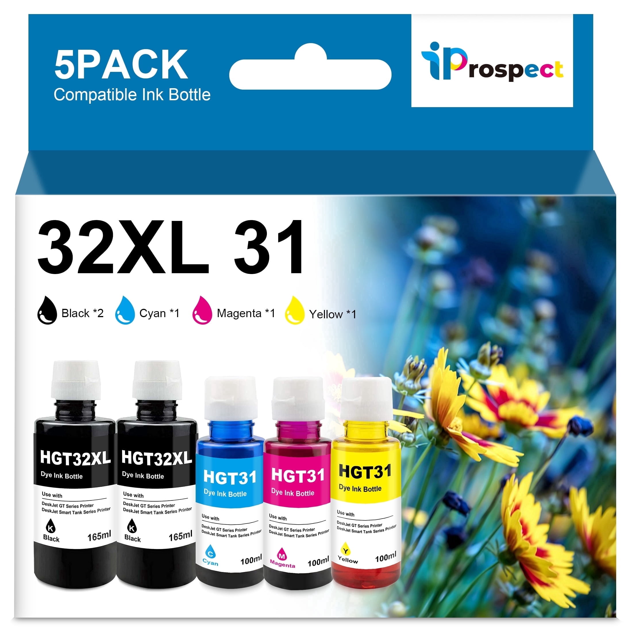 31 32XL Ink Bottle Set, Smart Tank 7602 5101 6001 651 Ink Refill ...