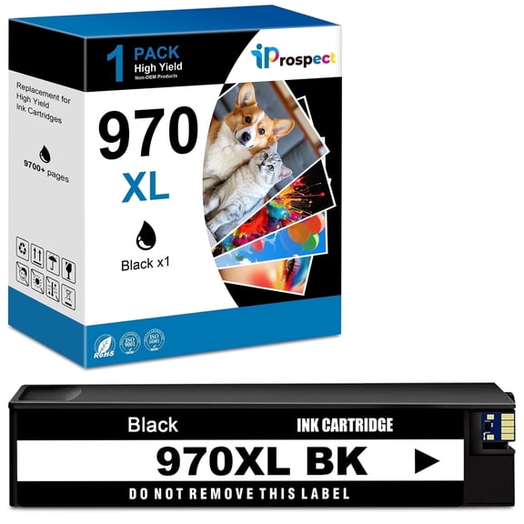 970XL Ink Cartridges High Yield Replacement for 970xl Black Ink Cartridges Compatible with Officejet Pro X476dw X576dw X451dw X551dw X451dn X476dn Printer