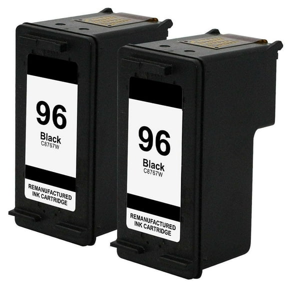 Compatible Ink Cartridges for 96 C8767WN C9363WN 2 Black for Photosmart 2605 2610 2710 8030 8050 8450 B8300 B8350 Series