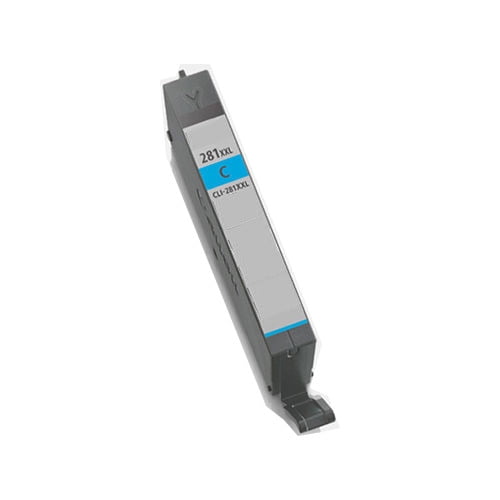 Compatible Ink Tank for Canon CLI-281 XXL / 1980C001 / Cyan (Super High Yield, 11.7ml Capacity)