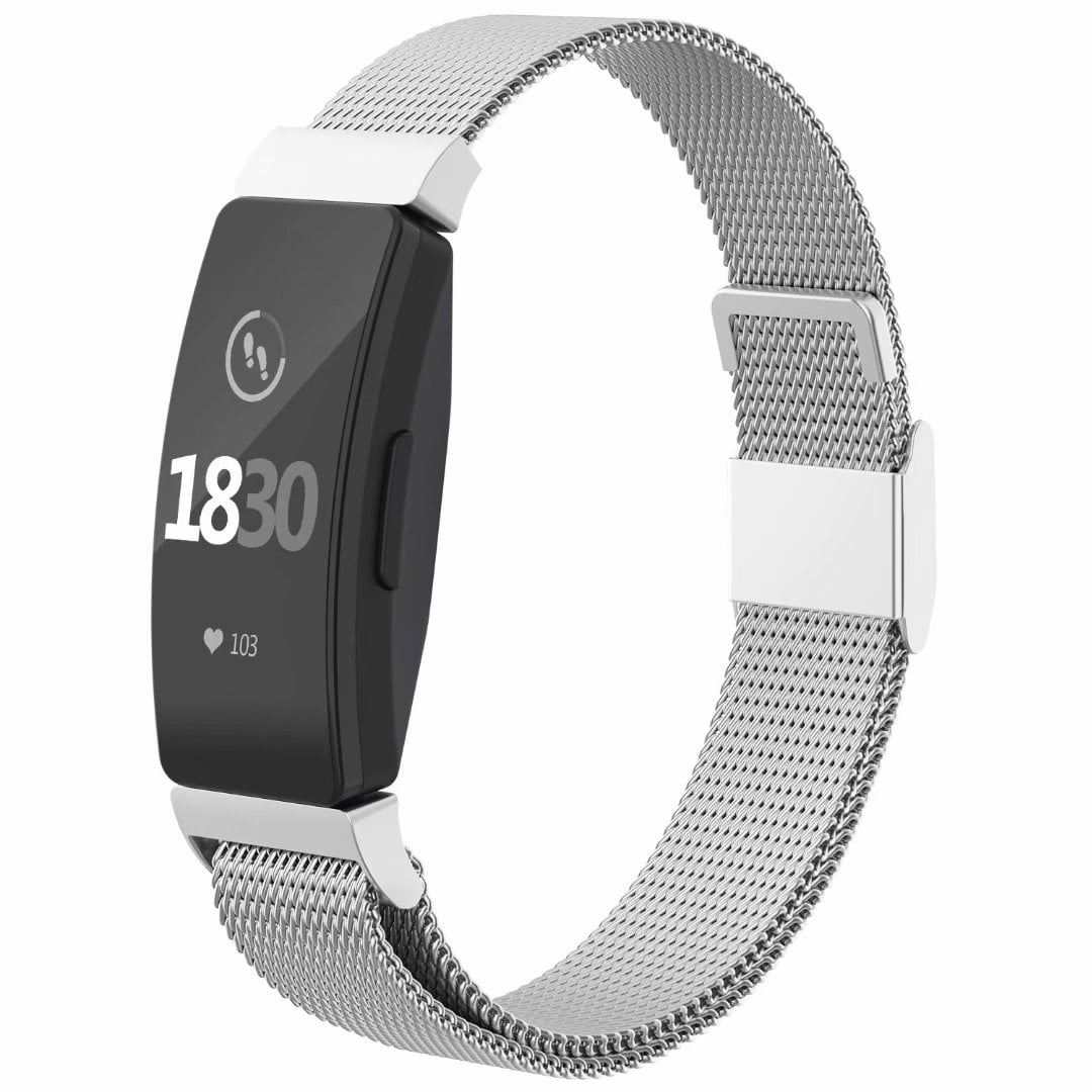 Stainless Steel Mesh Breathable Wristband Strap for Women's Fitbit