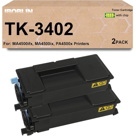 Compatible for KYOCERA TK-3402 Black Toner Cartridge for TK3402 1T0C0Y0US0 Toner ECOSYS PA4500x / MA4500ifx / MA4500ix Model Laser Printers (1T0C0Y0US0) (2Pack)