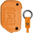 thumbnail image 1 of Compatible Key Fob Cover for Jeep Grand Cherokee Dodge Charger Challenger Durango Journey Dart Chrysler 300 Key Case Holder Protector Keychain, 1 of 9