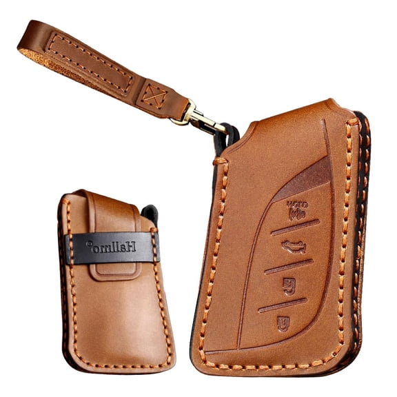 Compatible Key Fob Cover for Key Case Fit for Lexus Ux200 Ux250H Keychain Smart Remote Key Fob Cover Key Shell Protector 4 button Keychain