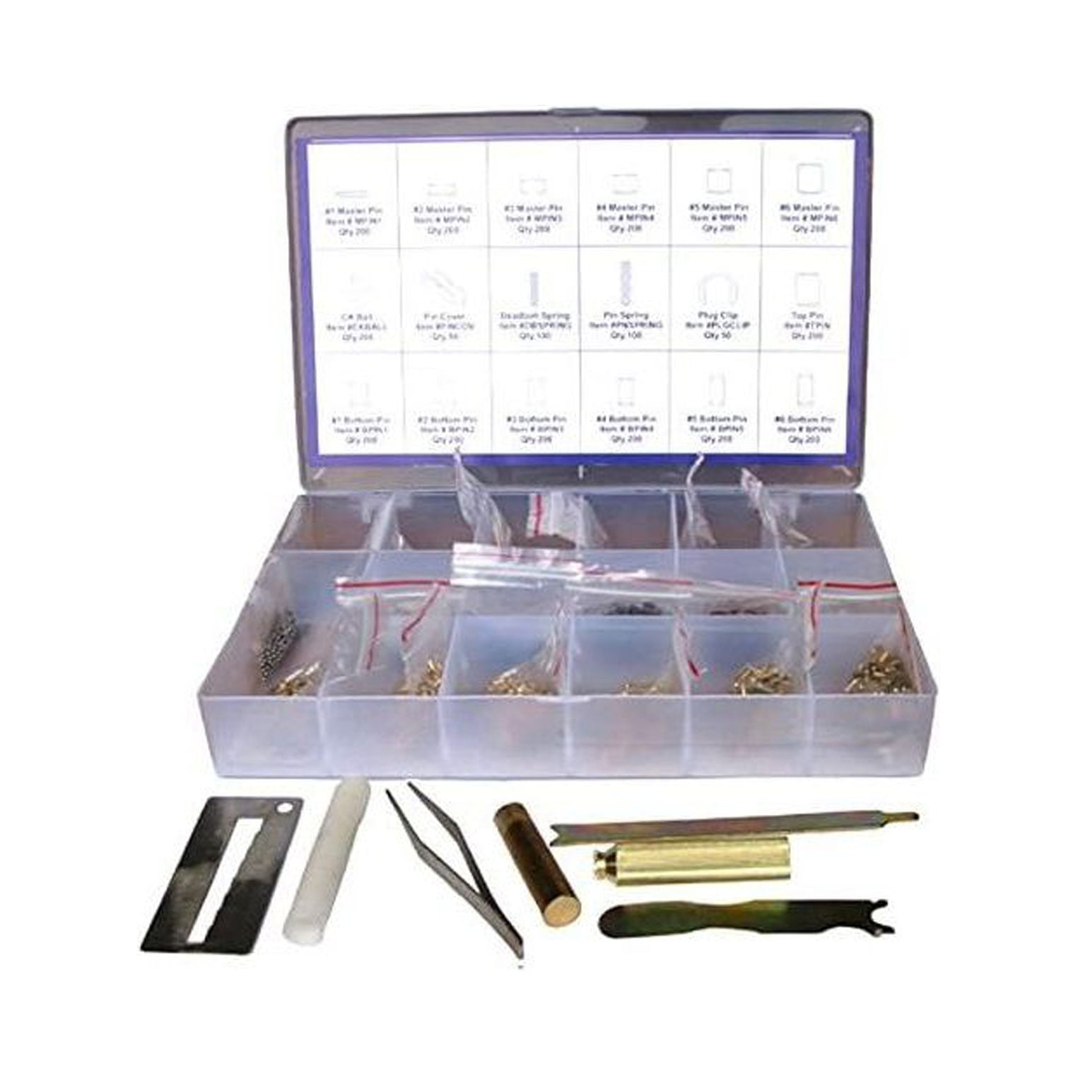 Compatible Keyway Rekeying Set Rekey kit Box 200 Pin Each