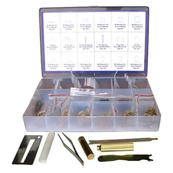 Compatible Keyway Rekeying set Rekey kit Box 200 Pin each