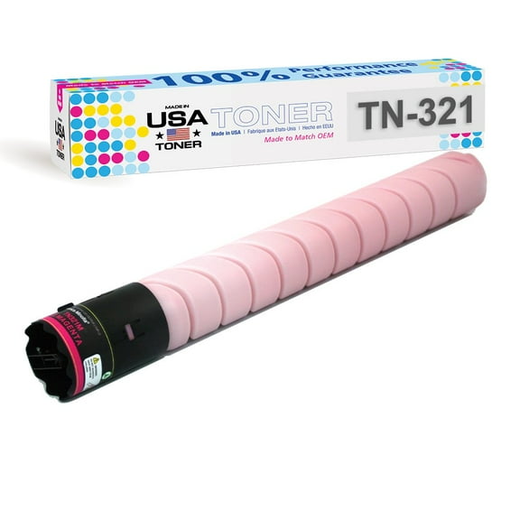 Compatible Konica Minolta TN-321M, C224, C284, C364, C224e, C284e, C364e Magenta Toner
