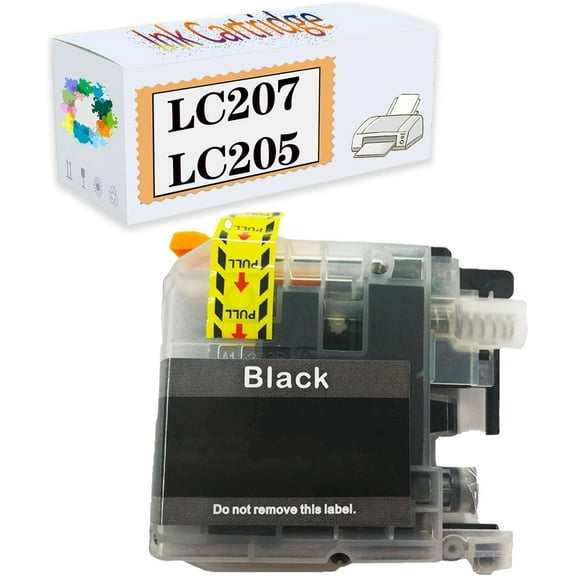 Compatible LC207 LC205 28ML Ink Cartridges Replacement for Brother MFC-J4620DW MFC-J4320DW MFC-J4420DW MFC-J5520DW MFC-J5620DW MFC-J5720DW Printers