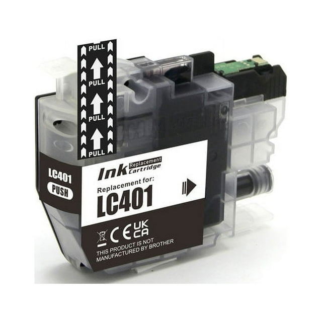 Compatible LC401 Black Ink Cartridges Replacement LC 401 for Brother