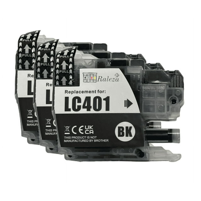 Brother Compatible LC401 Black Inkjet Cartridge for MFCJ1010DW, MFC