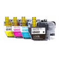 thumbnail image 1 of Compatible LC402 LC 402 Ink Cartridge Replacement for Brother MFC J6540DW J6740DW J6940DW J6555DW J6955DW Printer - 4 Pack, 1 of 3