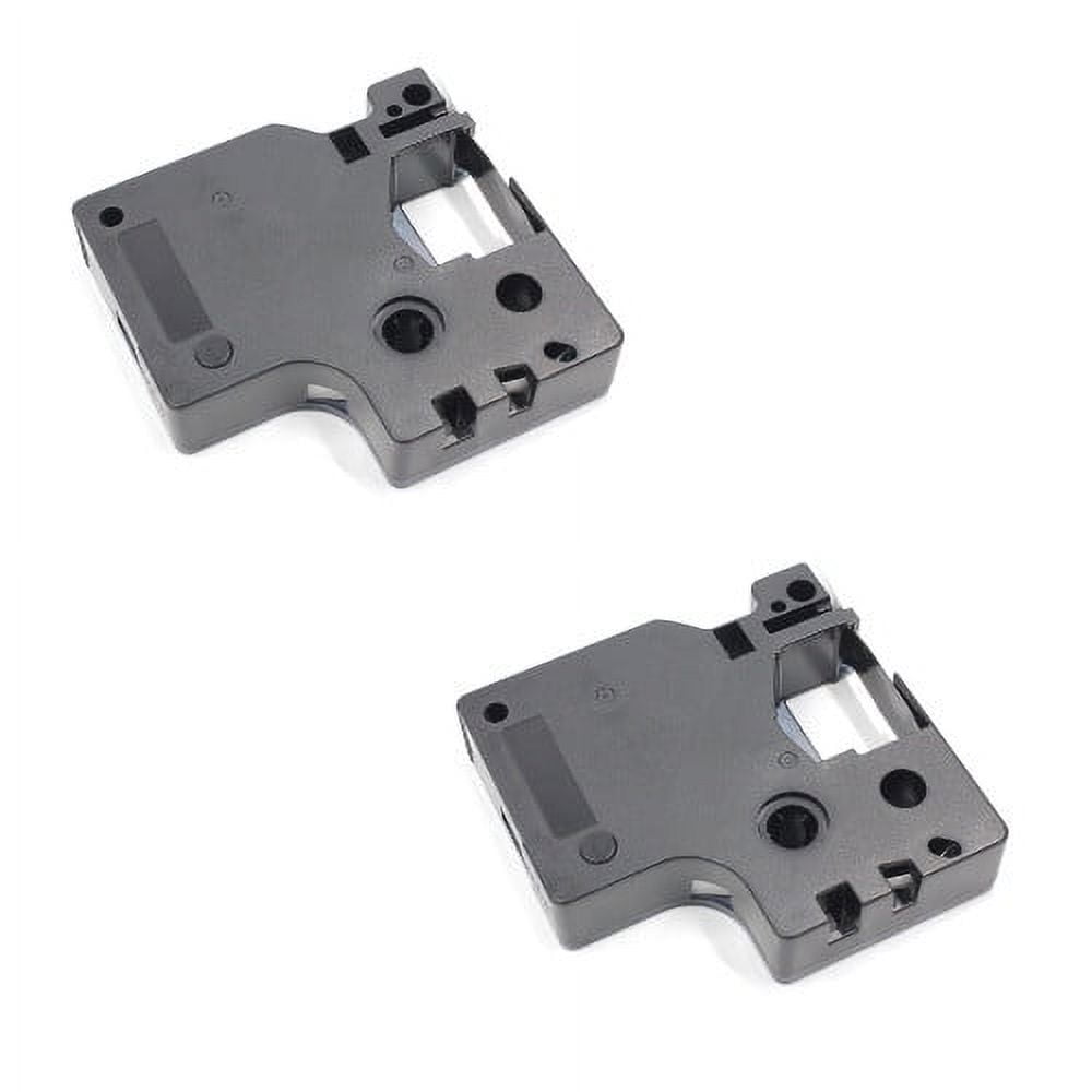 Compatible label tape for Dymo 40913 - black on white - 2-pack