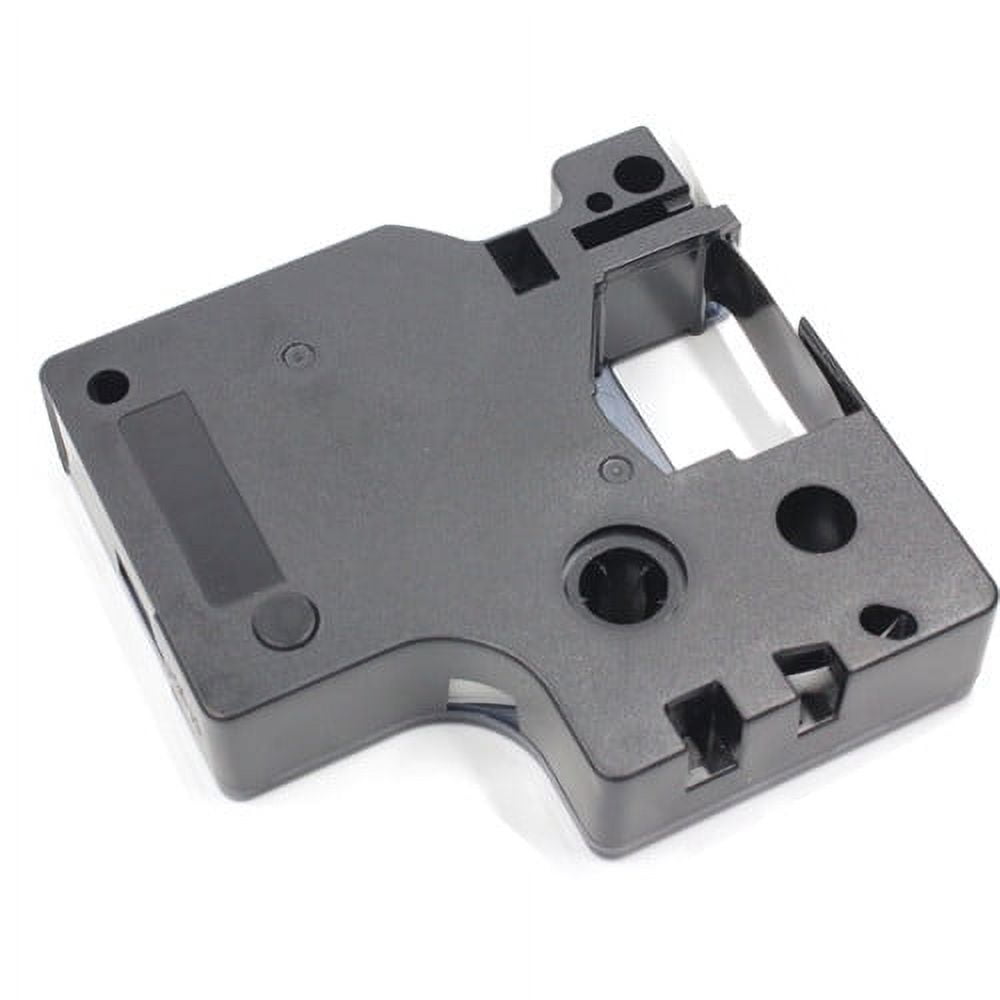 Compatible Label Tape Cartridge for Dymo 45010 - Black on Clear