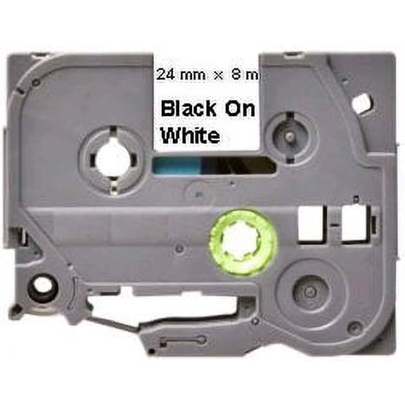 Compatible Label Tape Cartridge for TZe-251 - Black on White