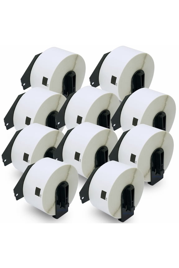 Compatible Large Address Labels Replacement for Brother DK-1208 (1.4 in x 3.5 in), Use with Brother QL Label Printers [10 Rolls/4000 Labels]