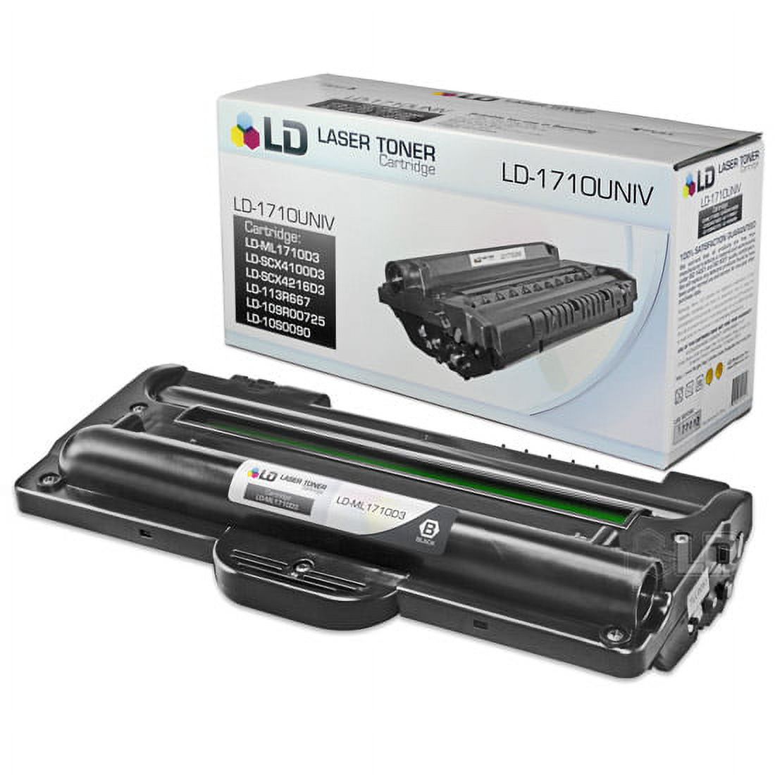 Compatible Laser Toner Cartridge for Samsung ML-1710D3 Black Laser Toner for ML-1500, ML-1510, ML-1510B, ML-1520, ML-1710, ML-1710B, ML-1710D, ML-1710P, ML-1740, ML-1750 & ML-1755 s - image 1 of 7