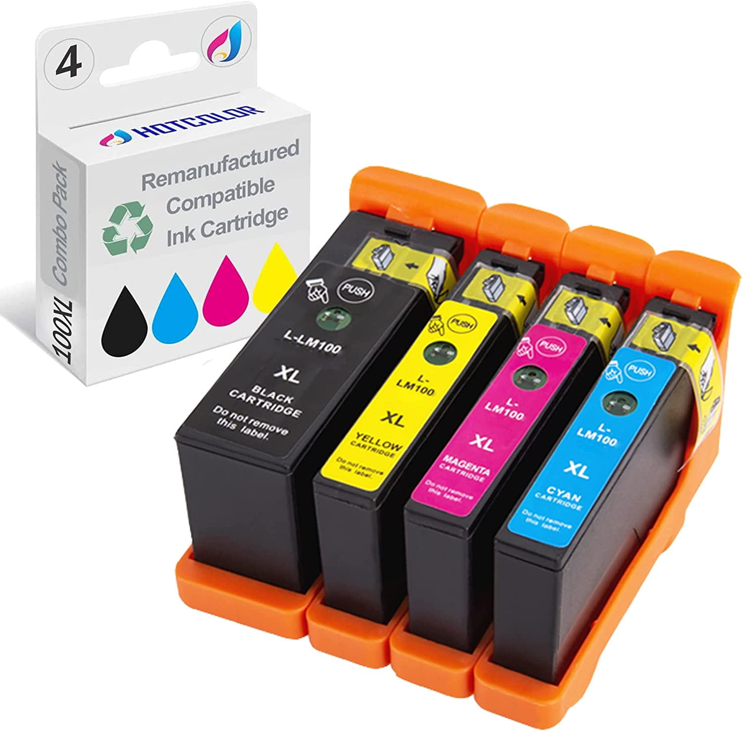 Lexmark 100xl Compatible Ink Cartridges Compatible Lexmark 100XL Ink Cartridges for Lexmark s301 S305 S605 S405
