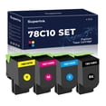 thumbnail image 1 of Compatible Lexmark 78C10 Combo Toner Cartridge BK/C/M/Y by Superink, 1 of 5