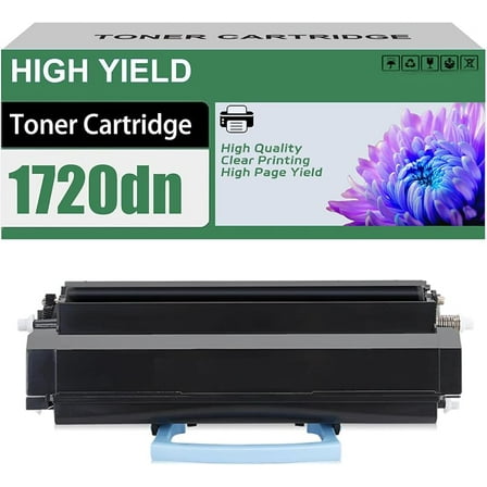 Compatible MW558 1720 Black Toner Cartridge for Dell 1720 1720dn Printer, High Yield 9000 Pages